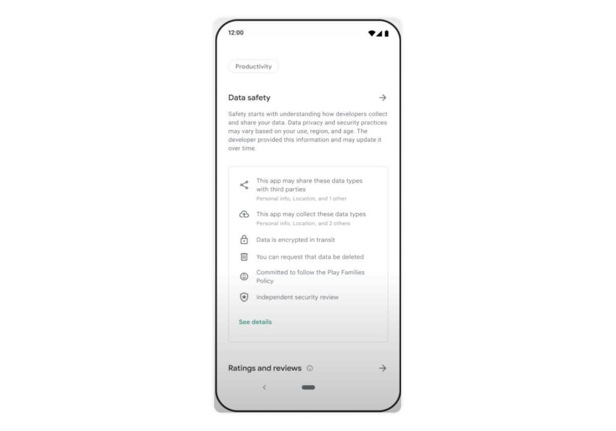 Google Play privacy sandbox